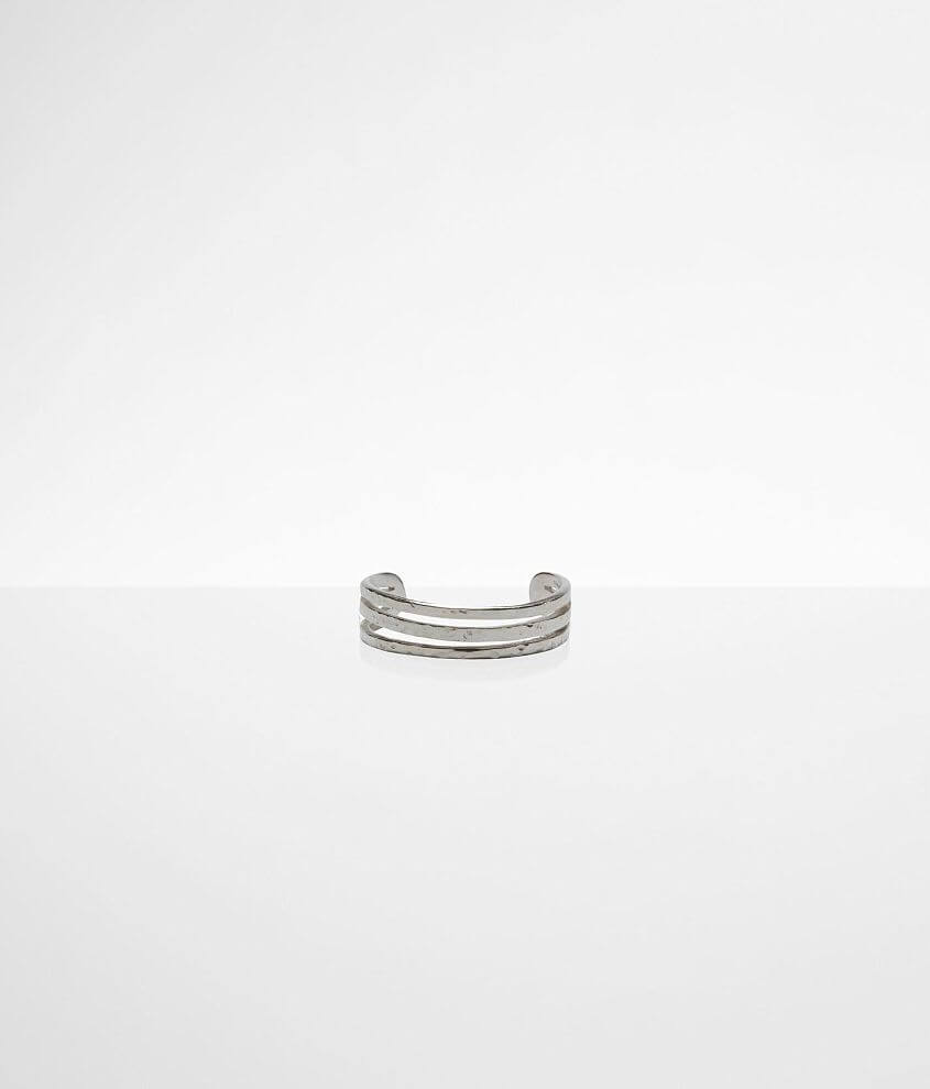 Pura Vida Triple Band Toe Ring front view