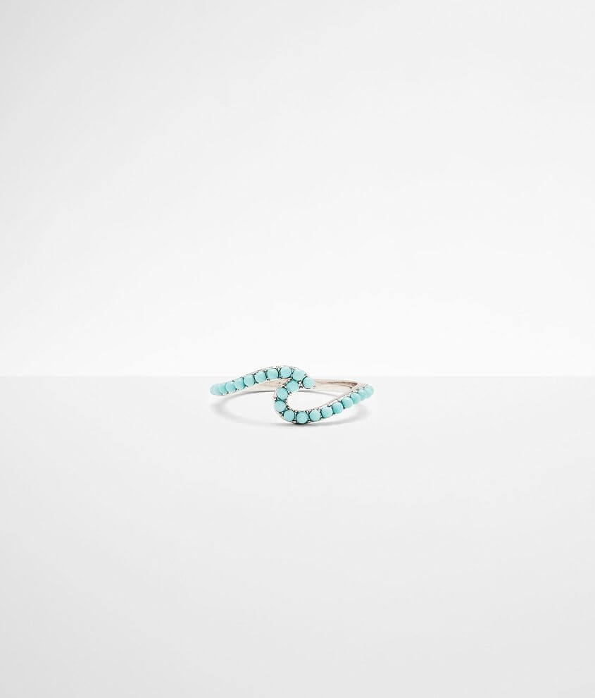 Pura Vida Neon Wave Ring front view