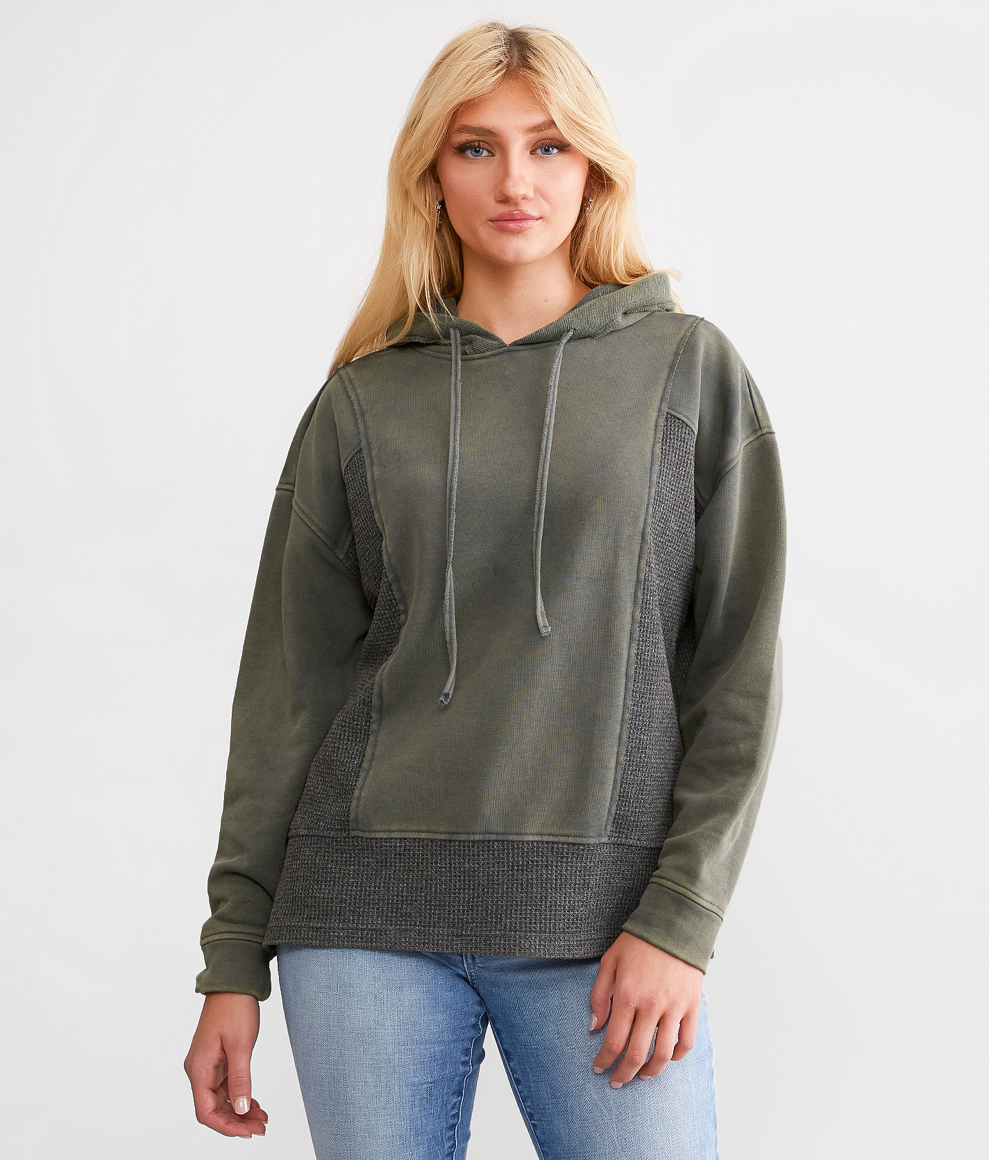 Schneespitze Holz Knöpfe Olive - 50 Stück Acryl Toggle Knöpfe