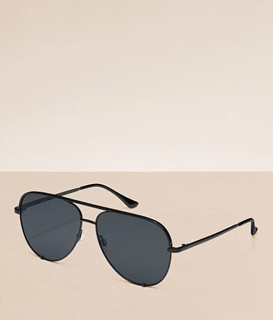 QUAY High Key Extra Large Aviator Sunglasses front view