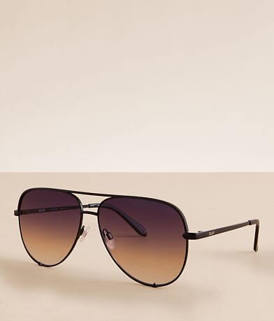 QUAY High Key Aviator Sunglasses front view