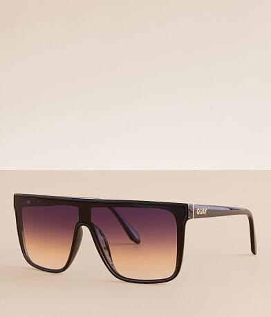 QUAY Nightfall Shield Sunglasses front view
