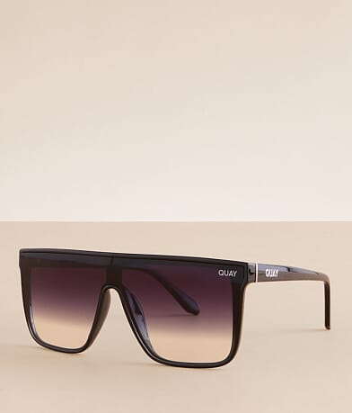 QUAY Nightfall Shield Sunglasses front view