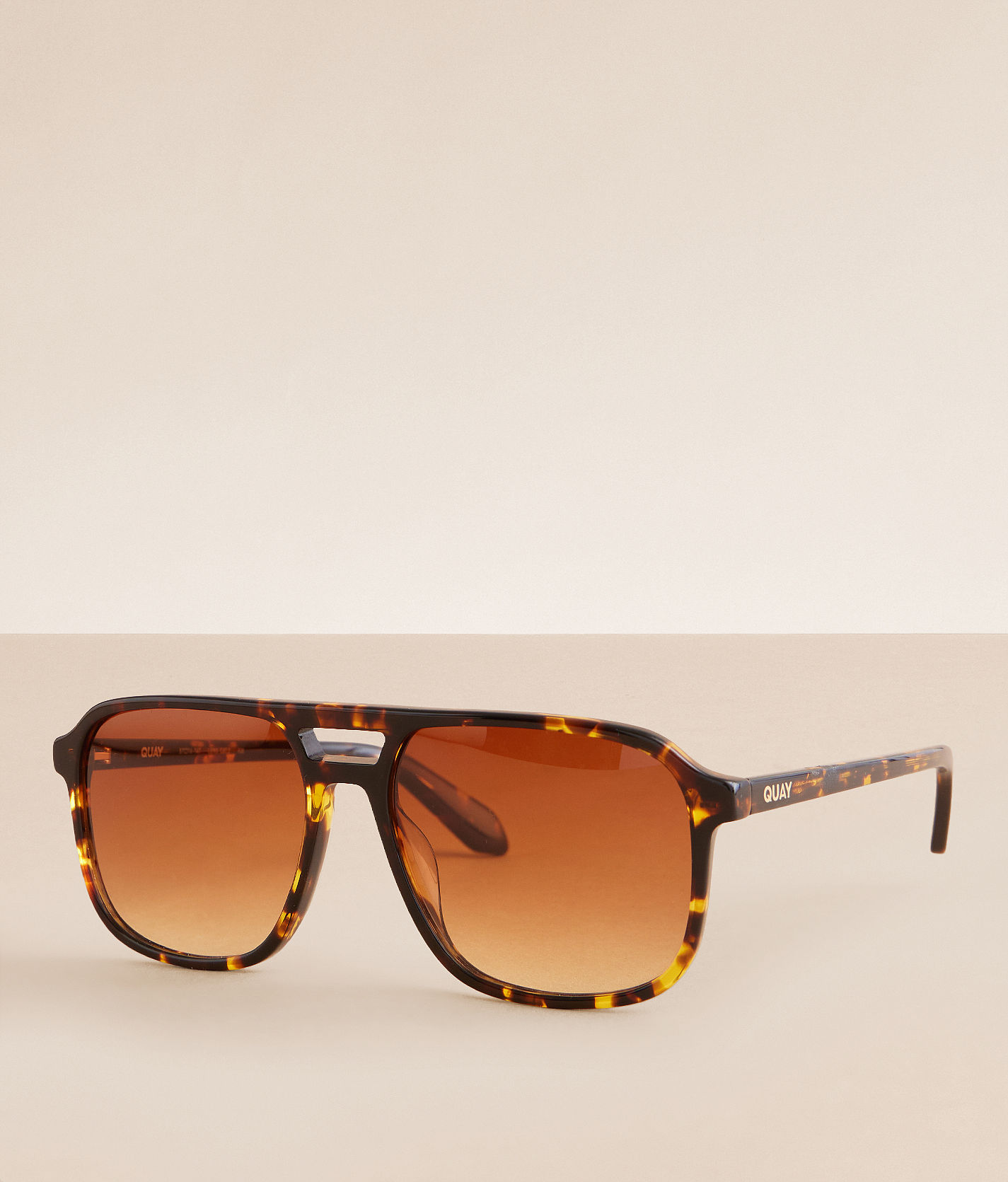 Quay Australia Sunglasses with Black Frame and Neon Yellow Cloth Shop Quay Australia Prove It Sunglasses In Tort/blk - Fast  main image 3