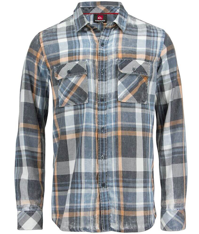 Quiksilver Vinnies Shirt - Men's Shirts in Navy | Buckle