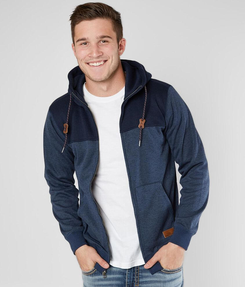 Quiksilver Keller Hooded Sweatshirt - Men's Sweatshirts in Navy Blazer ...