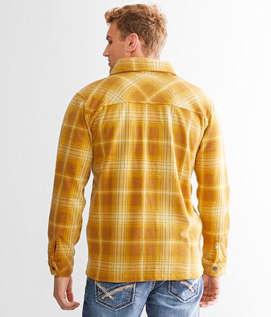 Quiksilver Surf Days Fleece Flannel Shirt back view