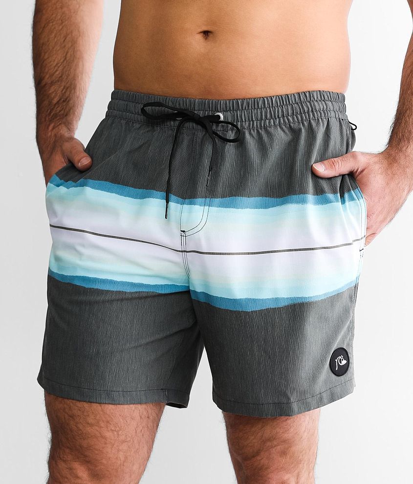 Quiksilver Resin Tint Swim Trunks - Men's Swimwear in Black | Buckle