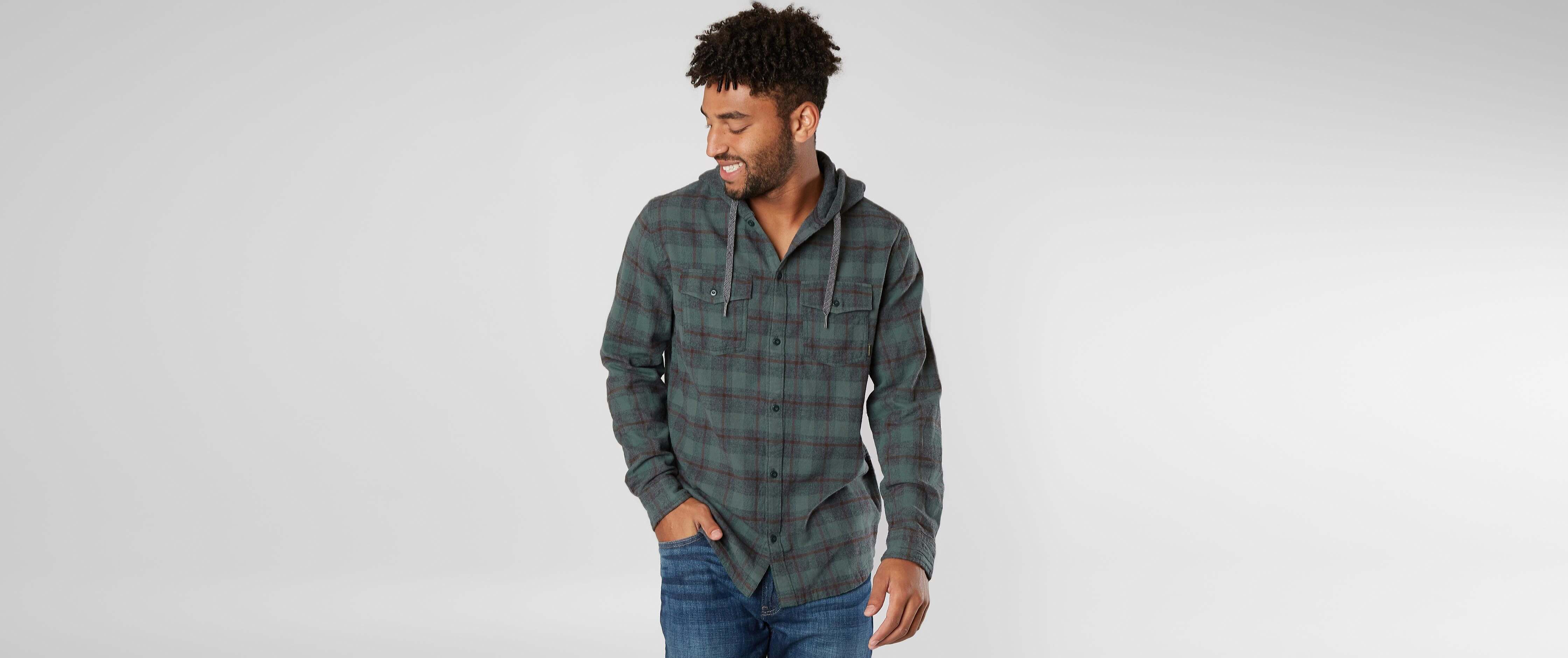 quiksilver snap up flannel