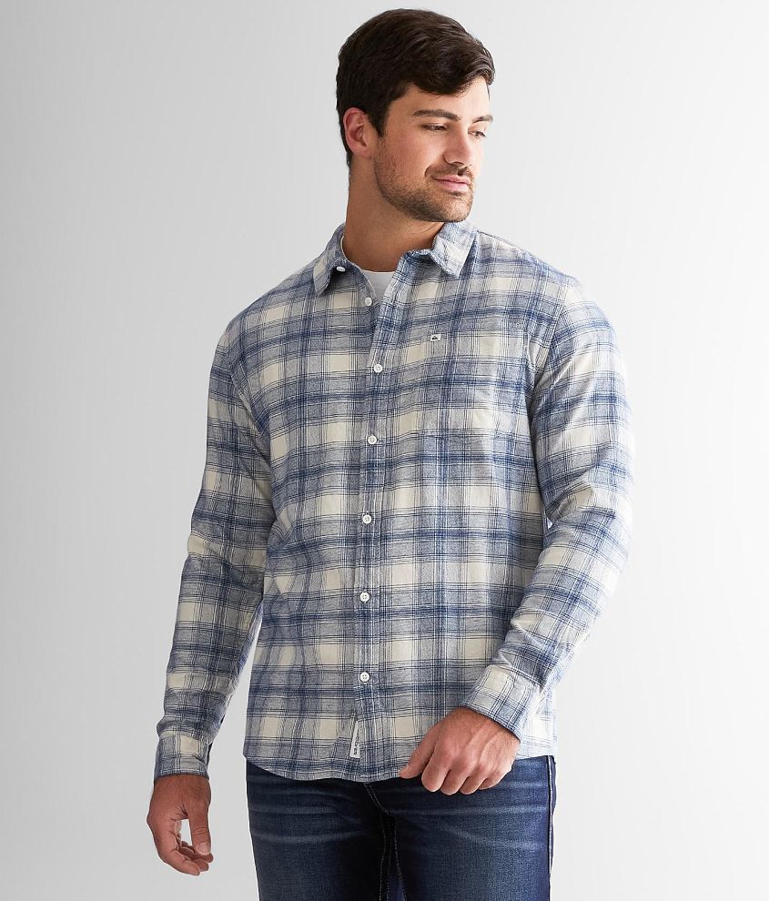 Quiksilver Ganaway Plaid Stretch Shirt - Men's Shirts in Birch | Buckle