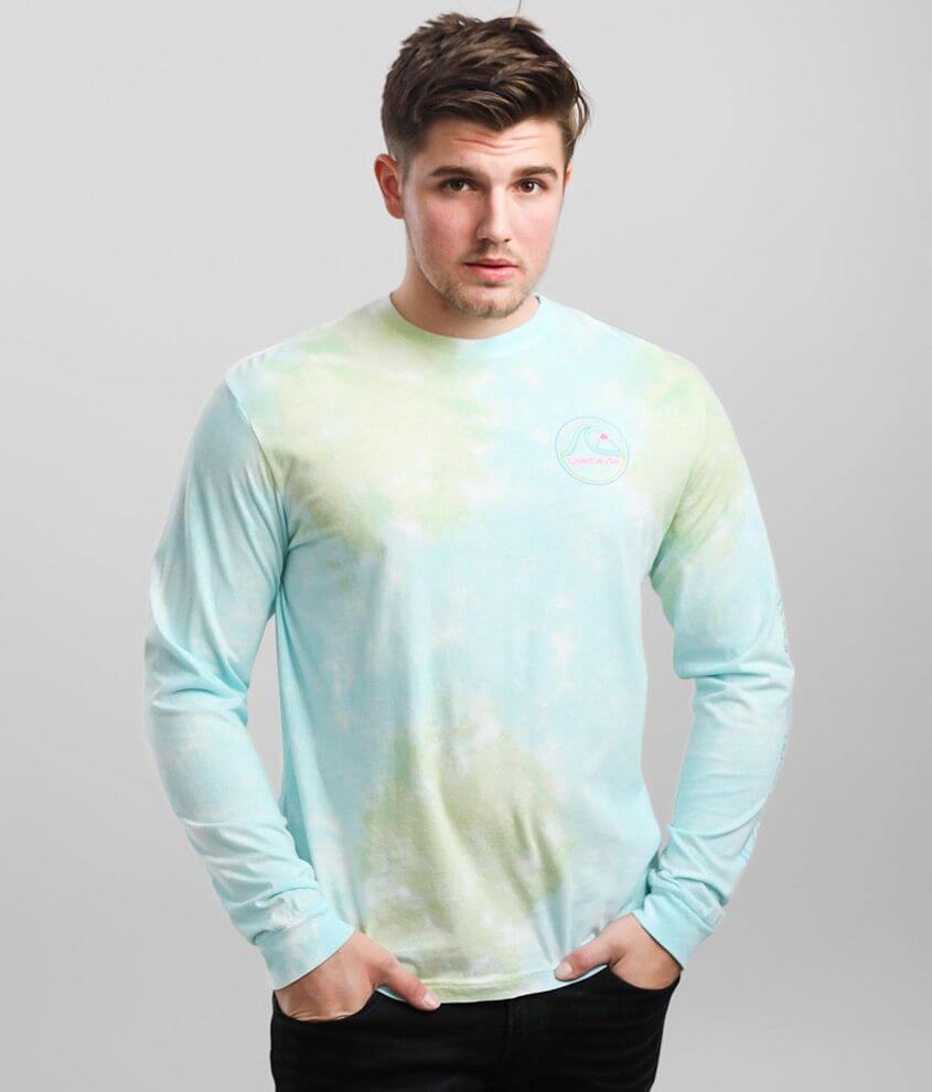 team Haarzelf Buitenland Quiksilver Volume Up T-Shirt - Men's T-Shirts in Pastel Turquoise | Buckle