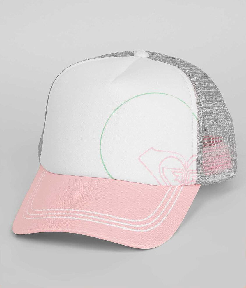 in - Hat Bloom | Women\'s Roxy Truckin Trucker Pink Hats Buckle