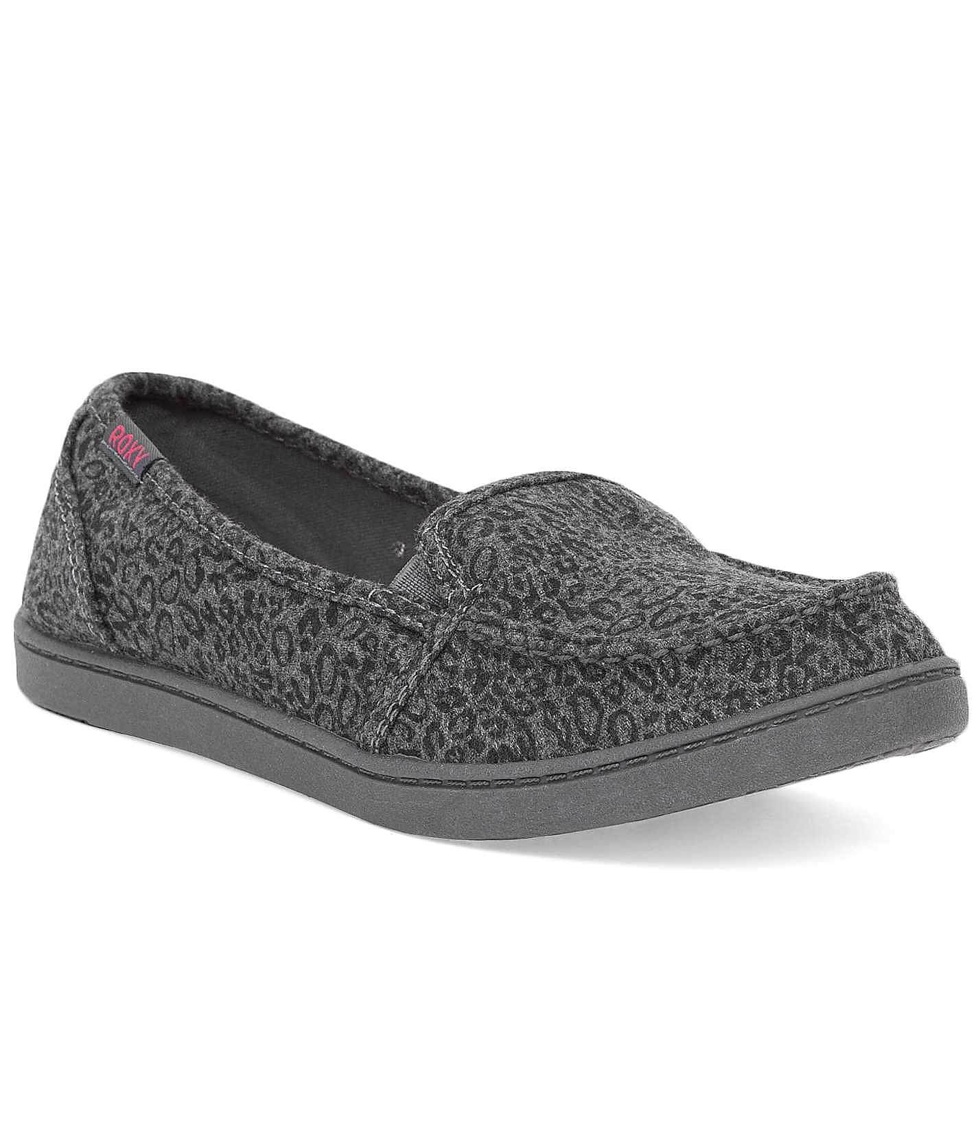 roxy leopard slip on