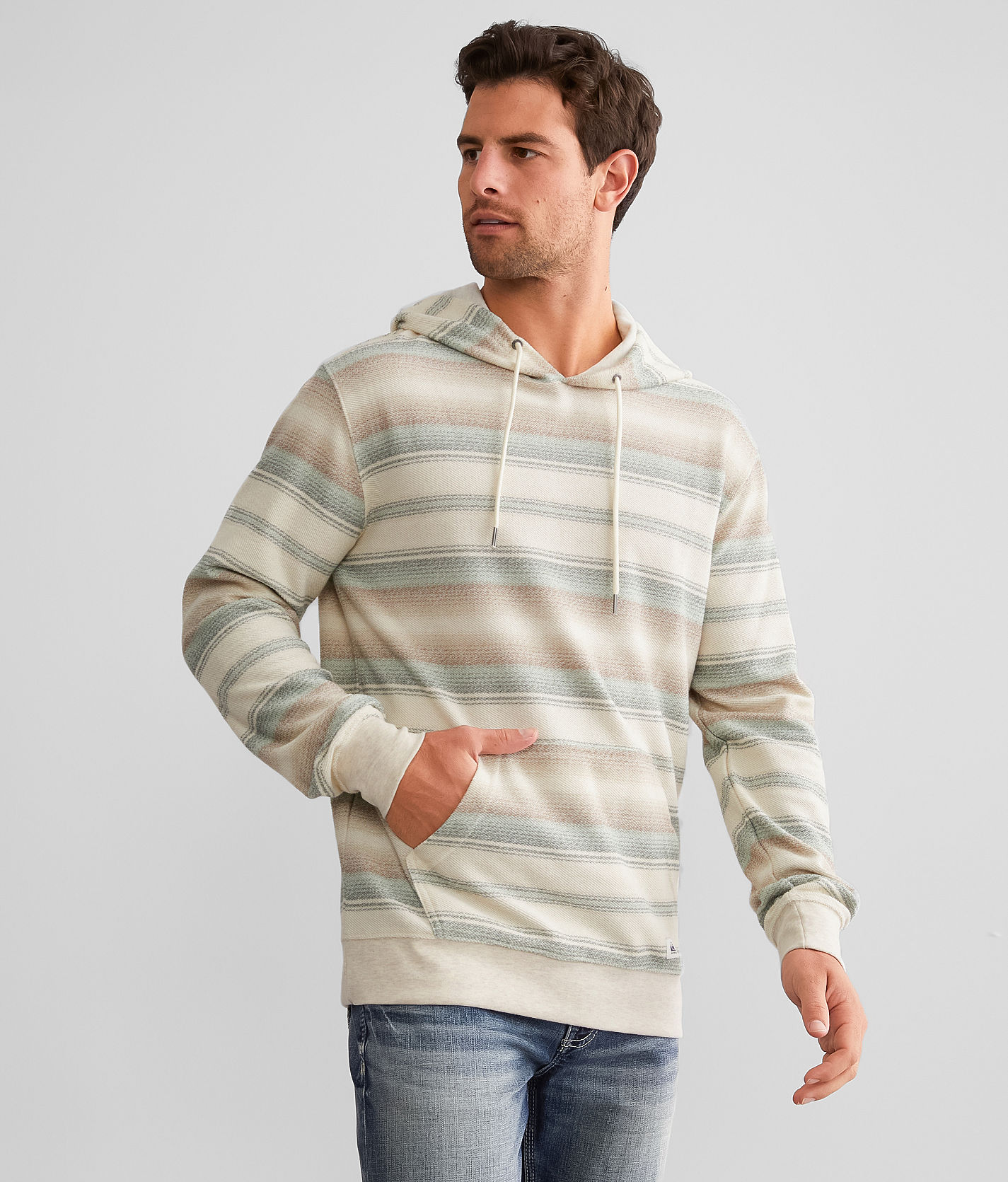 Quiksilver Great Otway Hoodie Men s Sweatshirts in Birch Buckle