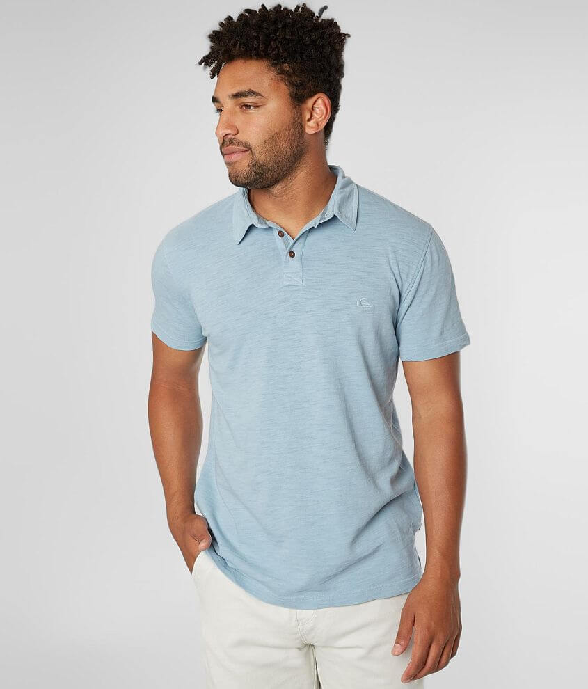 Quiksilver Everyday Sun Cruise Polo - Men's Polos in Airy Blue | Buckle