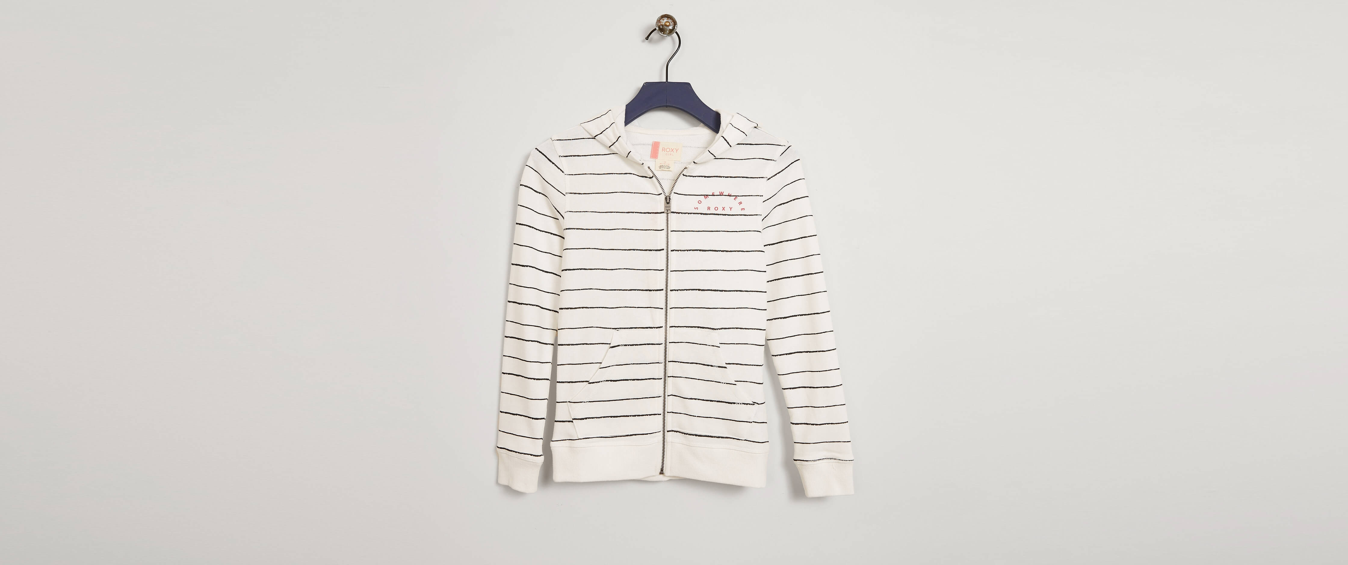 Roxy Clothing Roxy Striped Hoodie Girls Roxy Somewhere Sweatshirt
