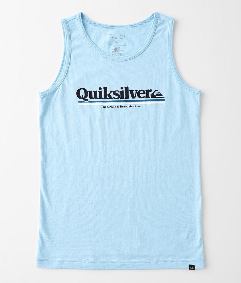 Gevlekt account walvis Boys - Quiksilver Between The Lines Tank Top - Boy's Tank Tops in Sku Blue  | Buckle