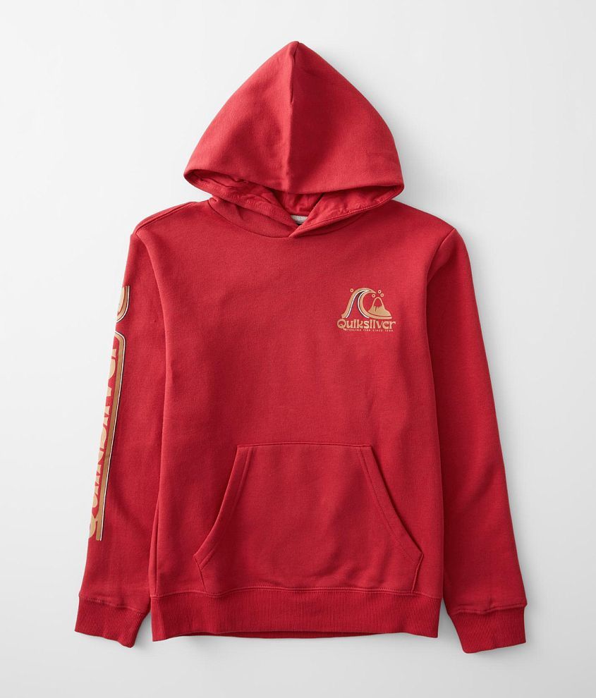 Boys - Quiksilver Rolling Circle Hooded Sweatshirt front view