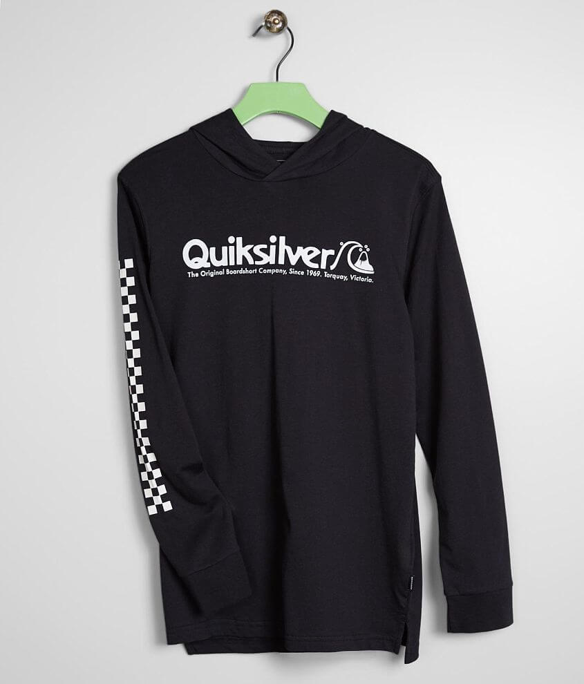 Boys - Quiksilver Checkers Mate Hoodie front view