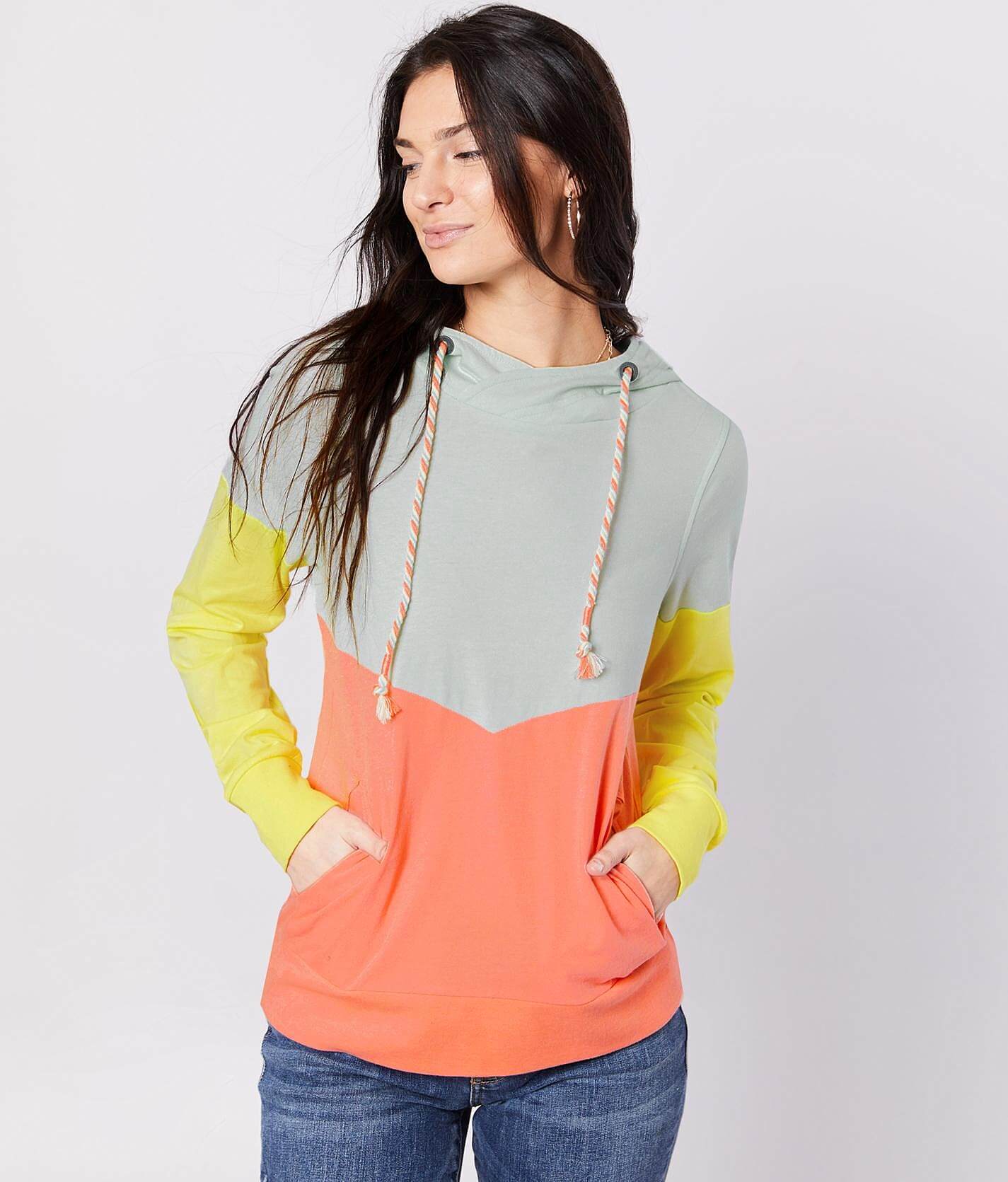 pale yellow hoodie women's