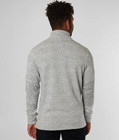 Outpost Makers Reverse Pieced Mock Neck Pullover back view