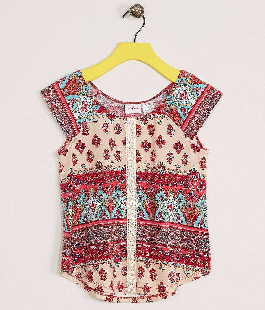 Girls - Daytrip Printed Top front view