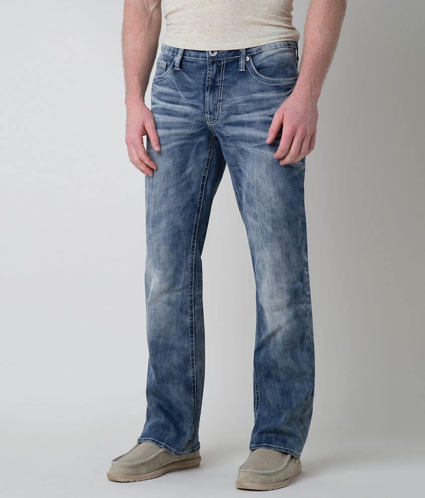 Salvage Anarchy Relaxed Straight Stretch Jean - Men's Jeans in Eclipse ...