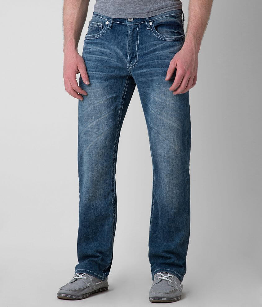 Salvage Anarchy Relaxed Straight Stretch Jean front view