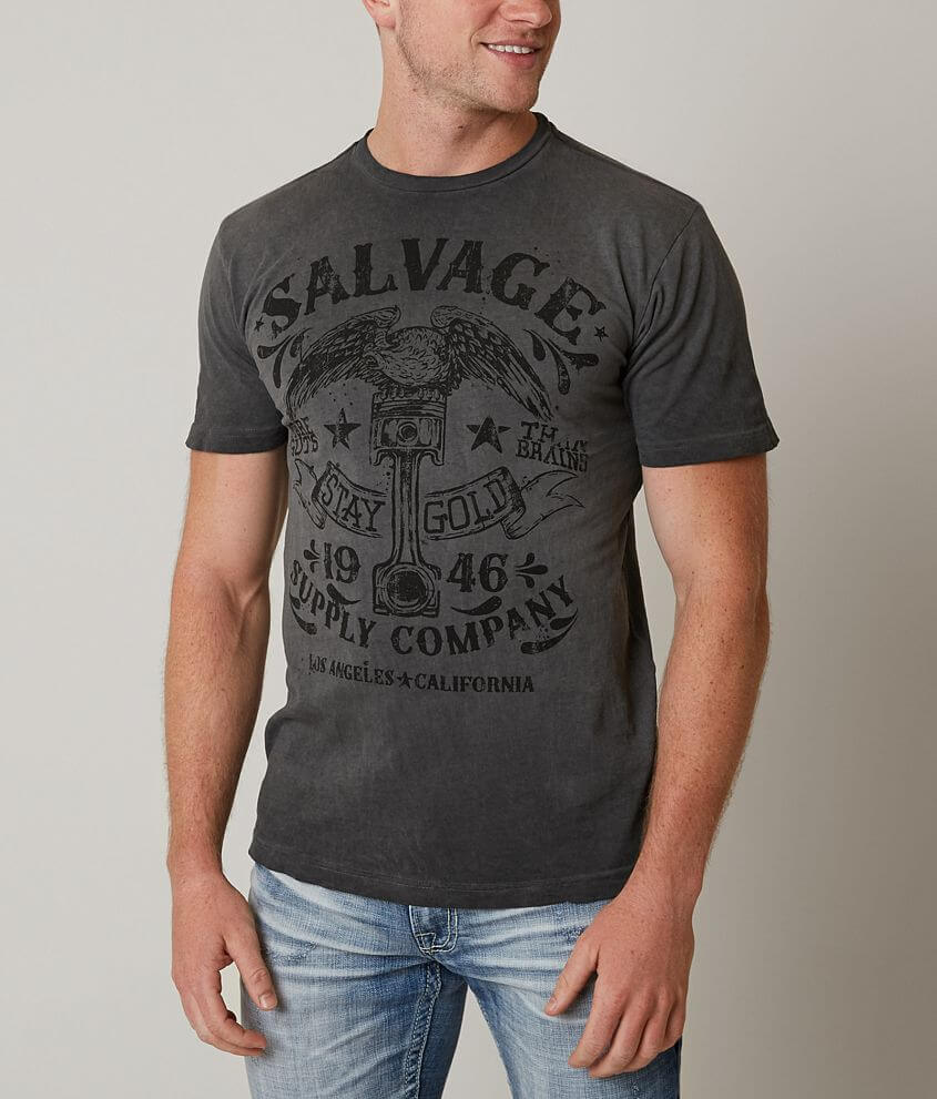 Salvage Tristen T-Shirt - Men's T-Shirts in Black | Buckle