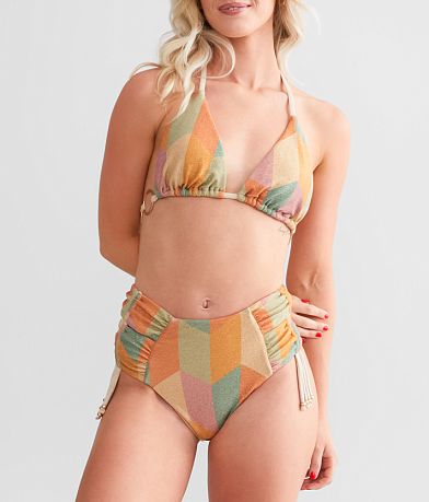 Power 2 The Flower Vesta Metallic Swim Bottom front view