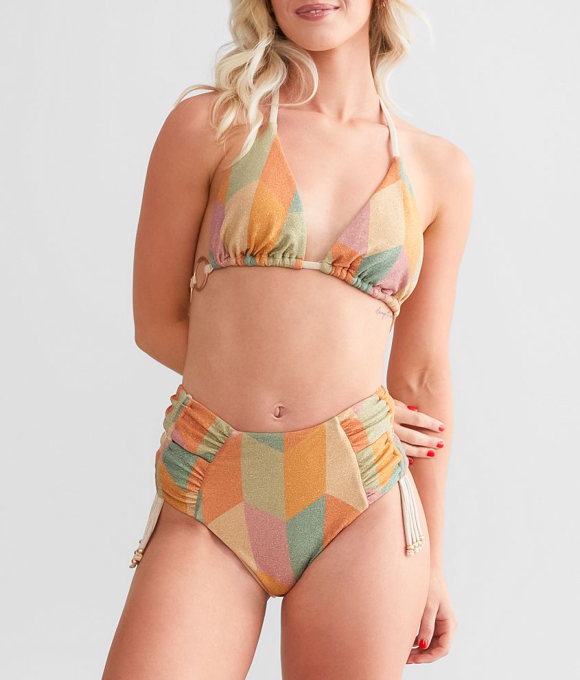 Power 2 The Flower Vesta Metallic Swim Bottom