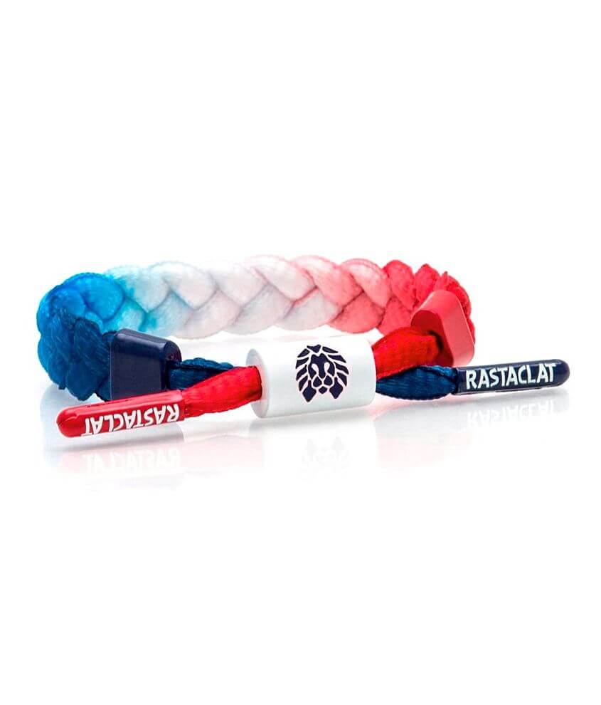 Rastaclat Glory Bracelet Men's Jewelry in Red White Blue Buckle