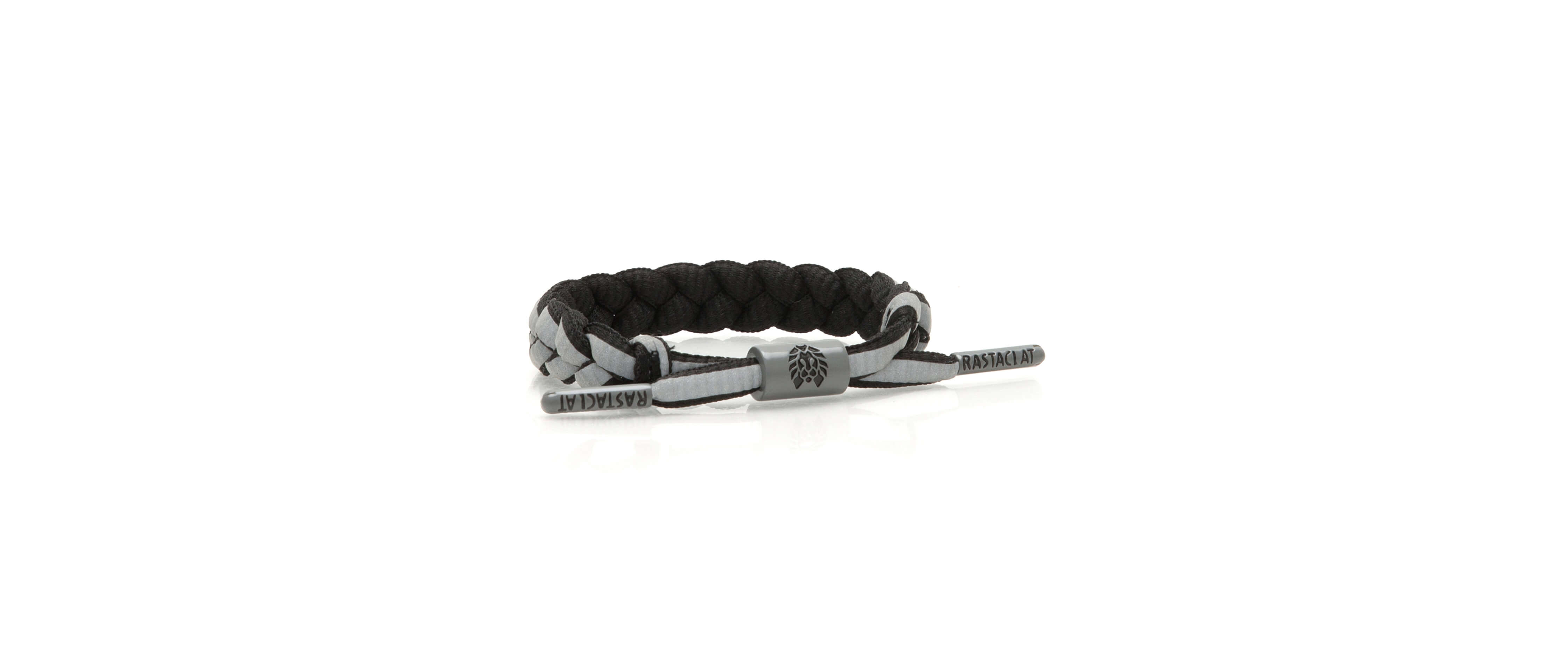Rastaclat Stealth Bracelet Men's Jewelry in Black Grey Buckle