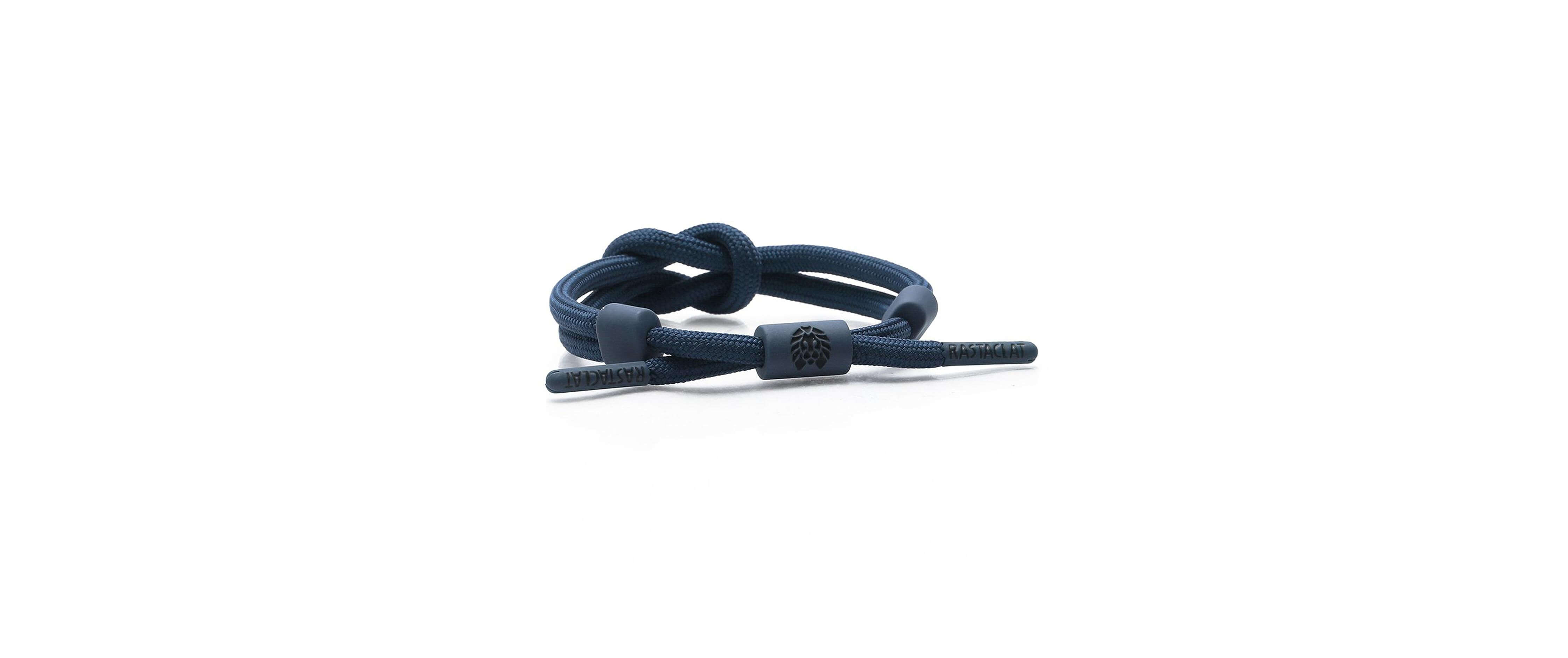 Rastaclat Obsidian Bracelet Men's Jewelry in Navy Buckle