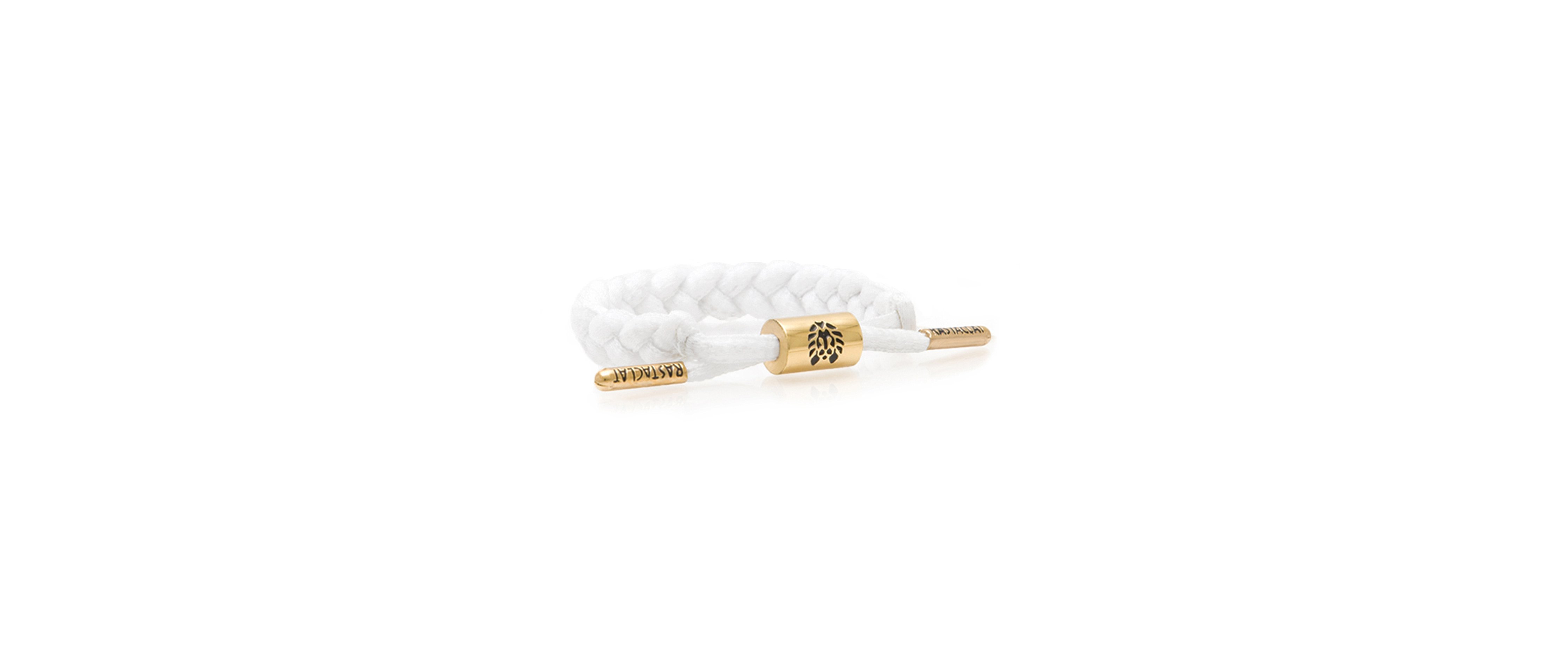 Rastaclat Mini Zion Bracelet Men's Jewelry in White Buckle
