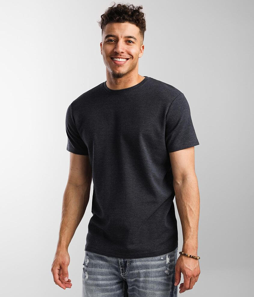 HEDGE Ottoman Ribbed T-Shirt front view