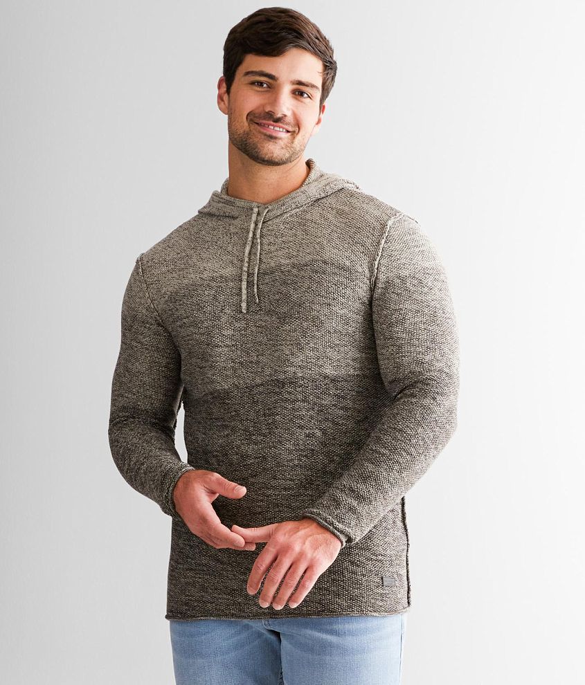 Outpost Makers Crossover Hooded Sweater - Men's Sweaters in Charcoal ...