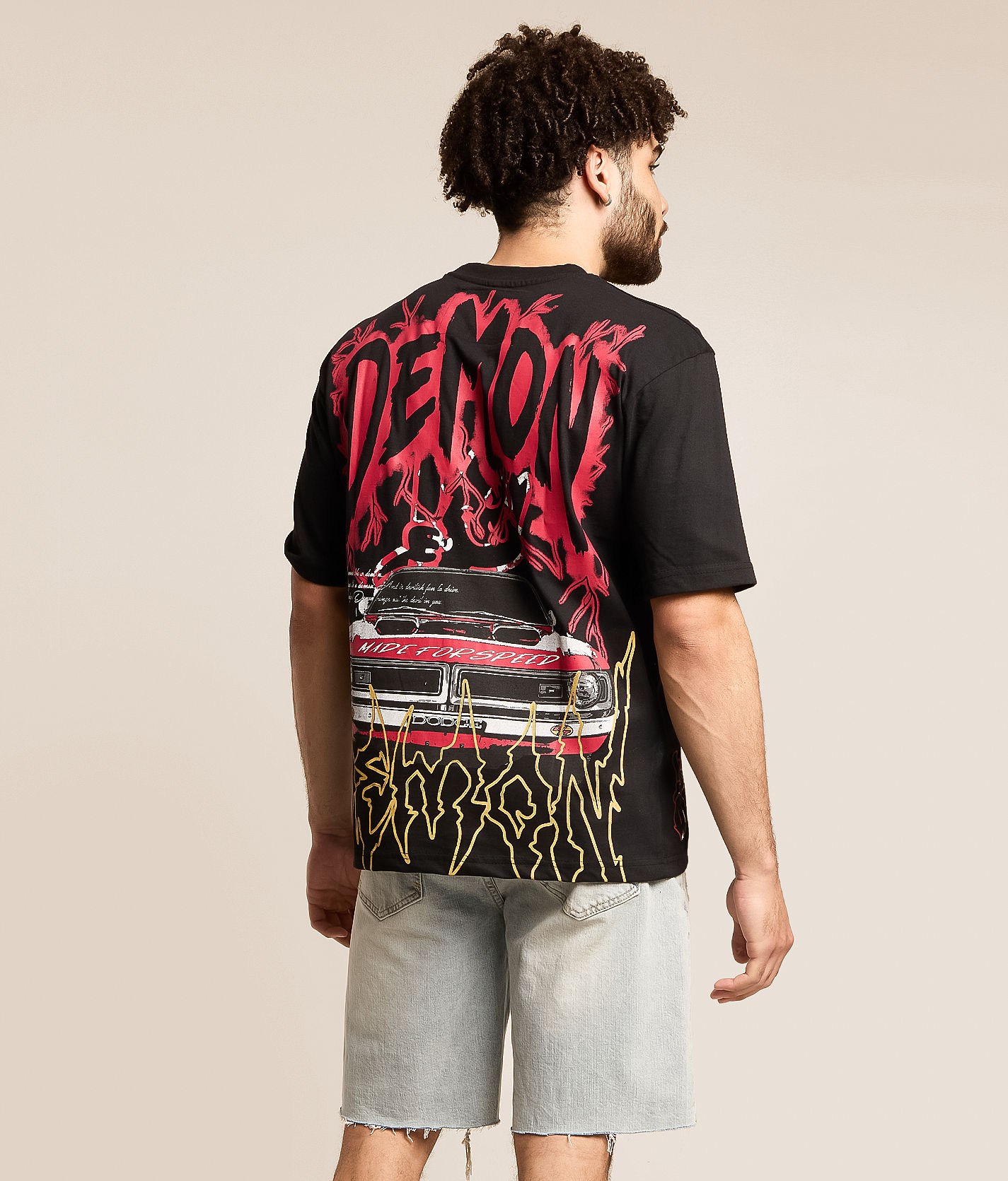 Reason Dodge Demon T-Shirt - Men's Graphic T-Shirts in Black | Buckle