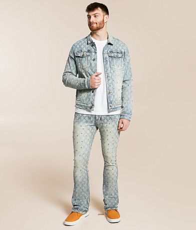R3bel Denim Slim Stacked Flare Stretch Rhinestone Jean MISC_DETAIL_2