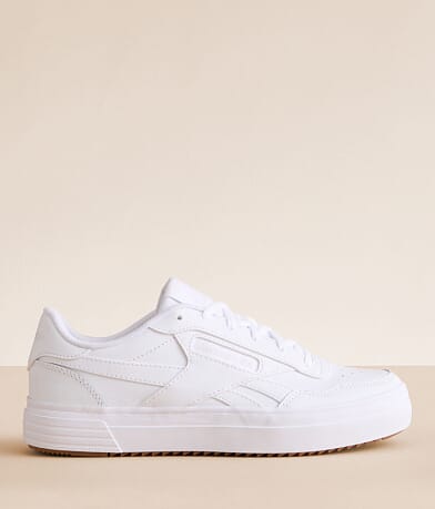 Reebok® Club Memt Bold Leather Sneaker front view