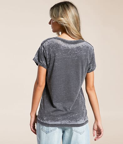 Odd People Aerosmith Burnout Band T-Shirt back view