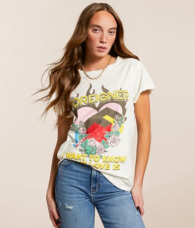 Odd People Foreigner Band T-Shirt front view