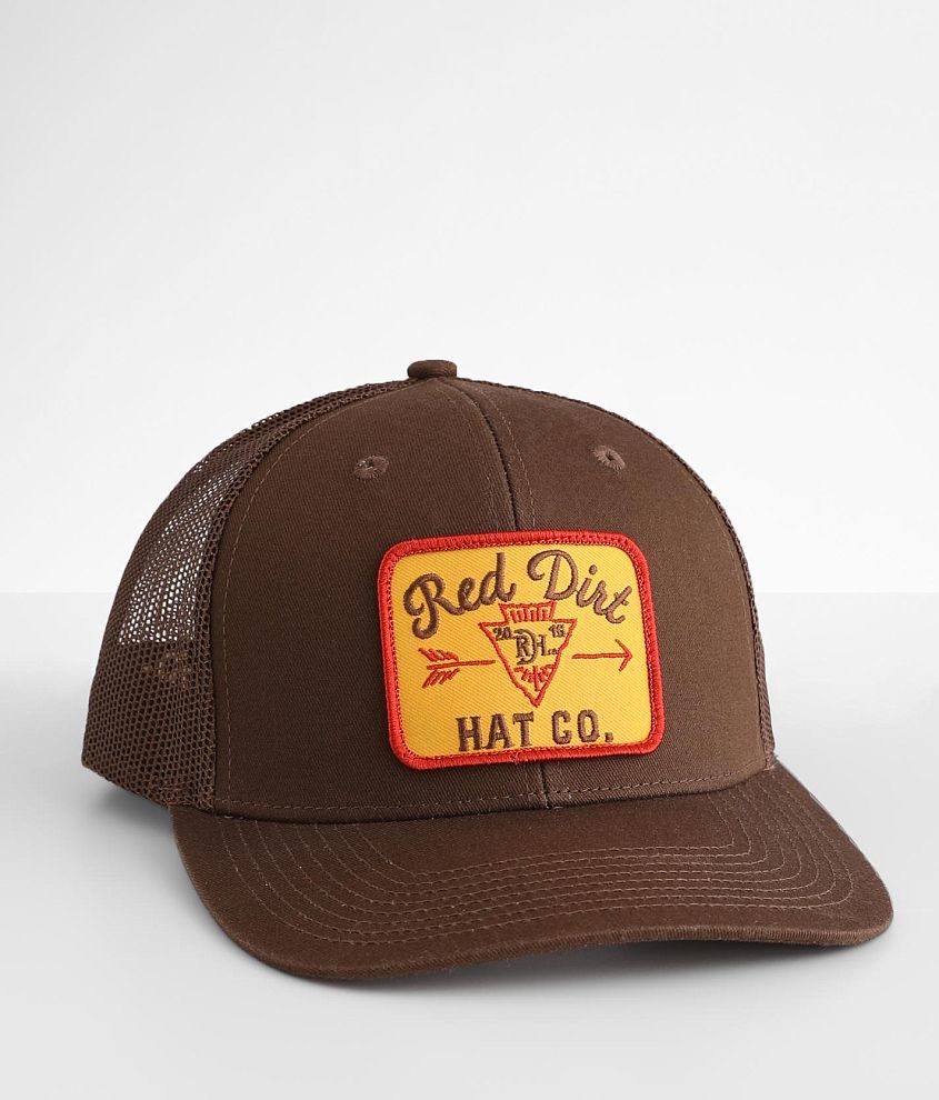 Red Dirt Hat Co. Mineral Water Trucker Hat Men's Hats in Brown Buckle