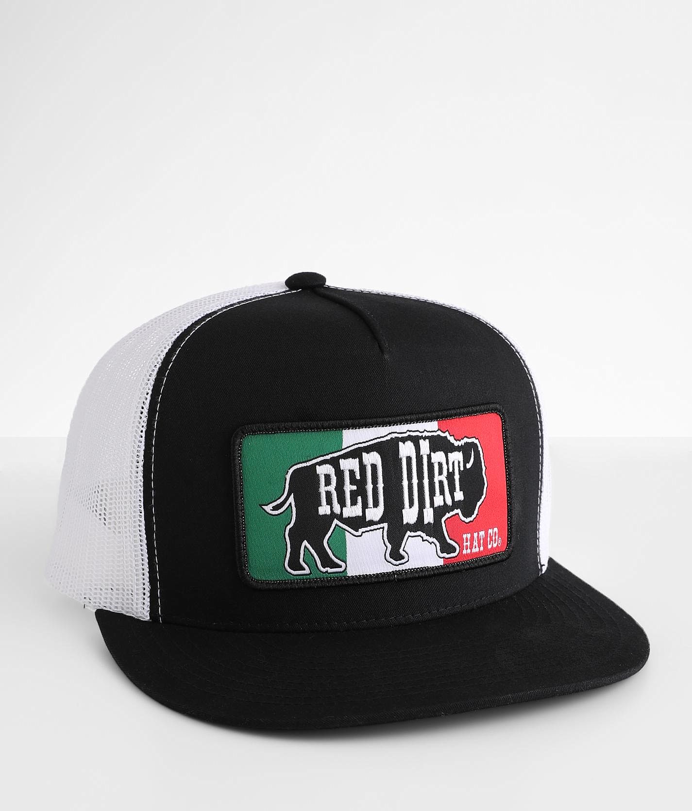 Red Dirt Hat Co. Mexican Flag Trucker Hat - Buckle