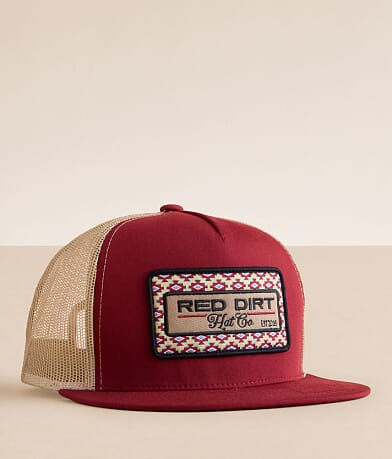 Red Dirt Hat Co. Saddle Up Trucker Hat front view