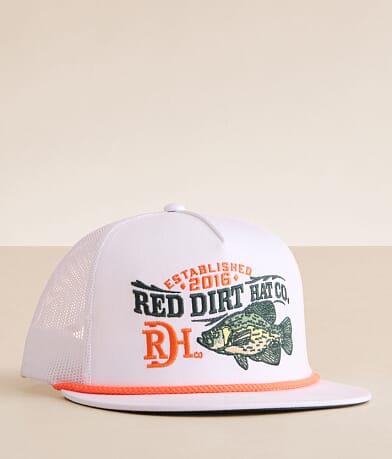 Red Dirt Hat Co. Hooked Trucker Hat front view