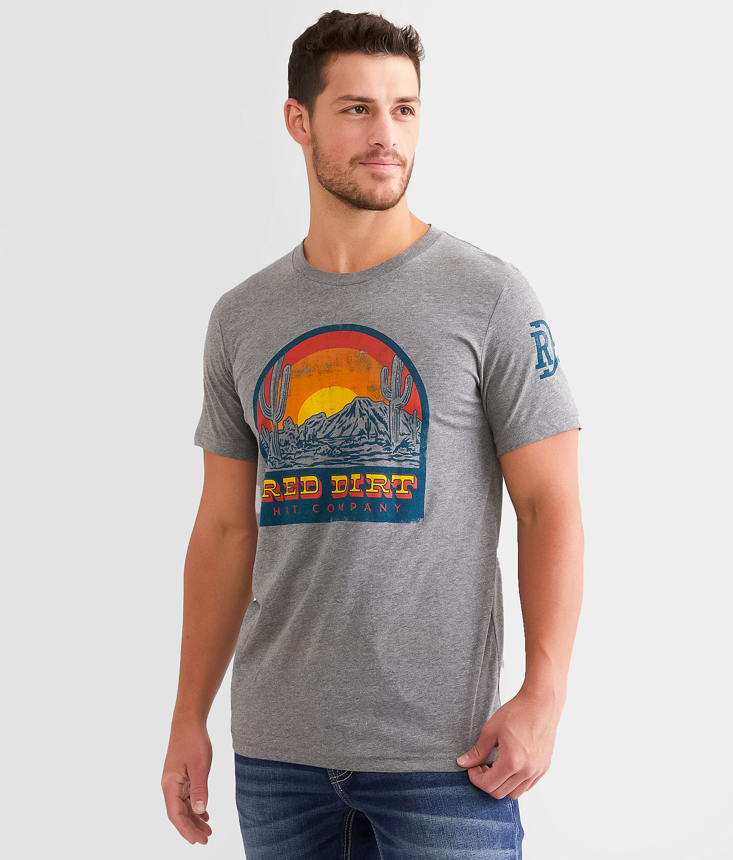 Red Dirt Hat Co. Rise N Shine T-Shirt - Men's T-Shirts in Deep