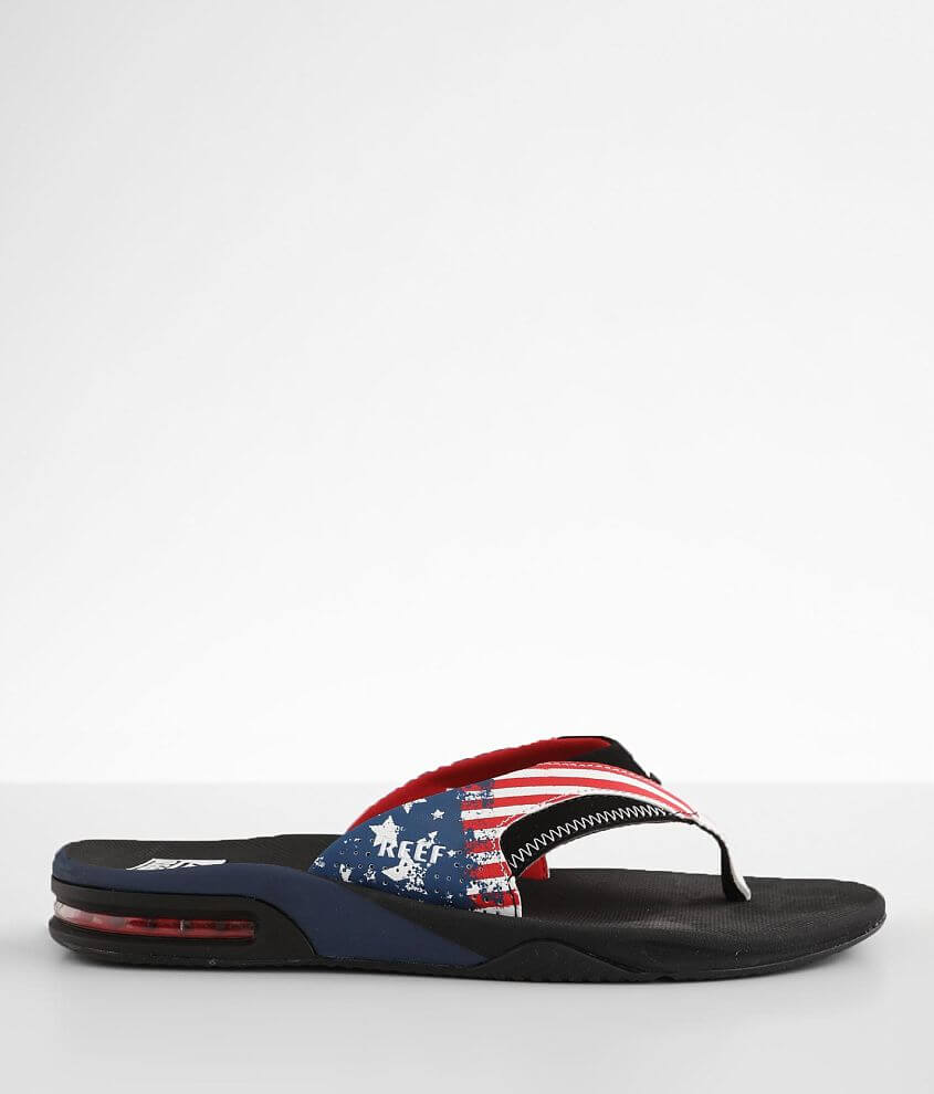 Reef Fanning Stars Stripes Flip Men s Shoes in Stars and