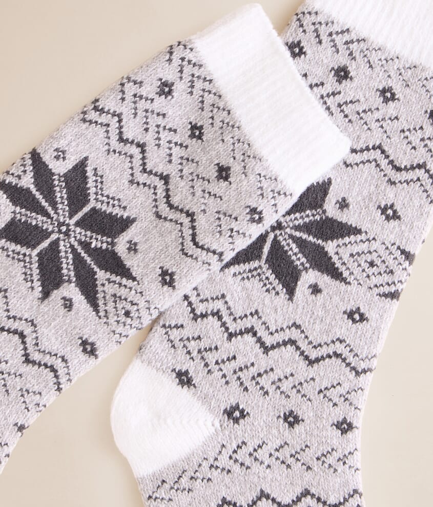 Snowflake Boot Socks