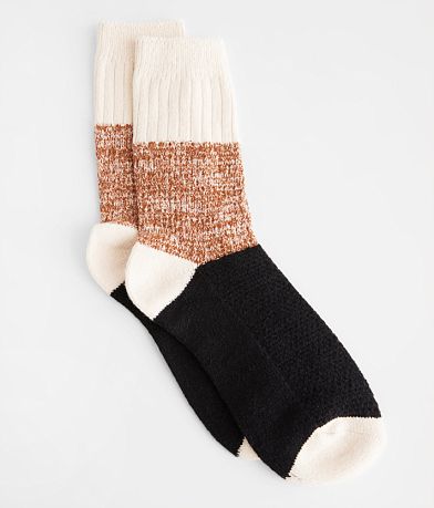 Muk Luks BKE Microfiber Boot Socks front view